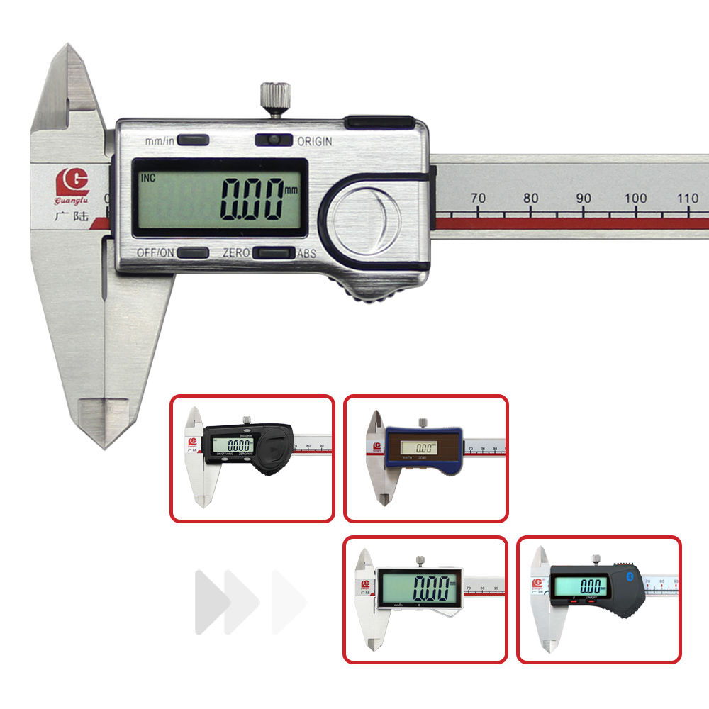 Digital Caliper 150Mm Stainless Steel - Высокоточный цифровой штангенциркуль Guanglu с Bluetooth,