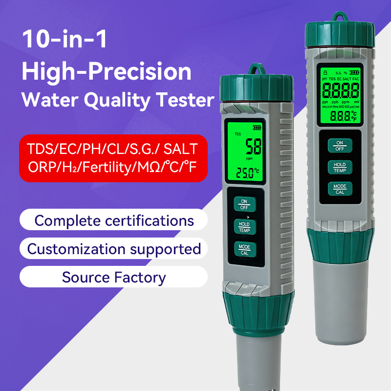 Новый 10-в-1 pH-метр для измер – обзор и цена Ph Meter Digital Water Tester