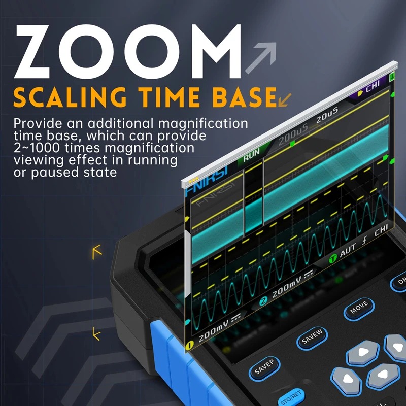 FNIRSI DPOX180H Ручной цифрово – обзор и цена Fnirsi Digital Oscilloscope Handheld