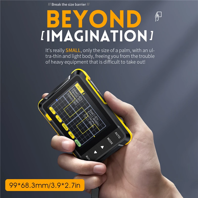 Улучшенный портативный комплек – обзор и цена Fnirsi Digital Oscilloscope Handheld