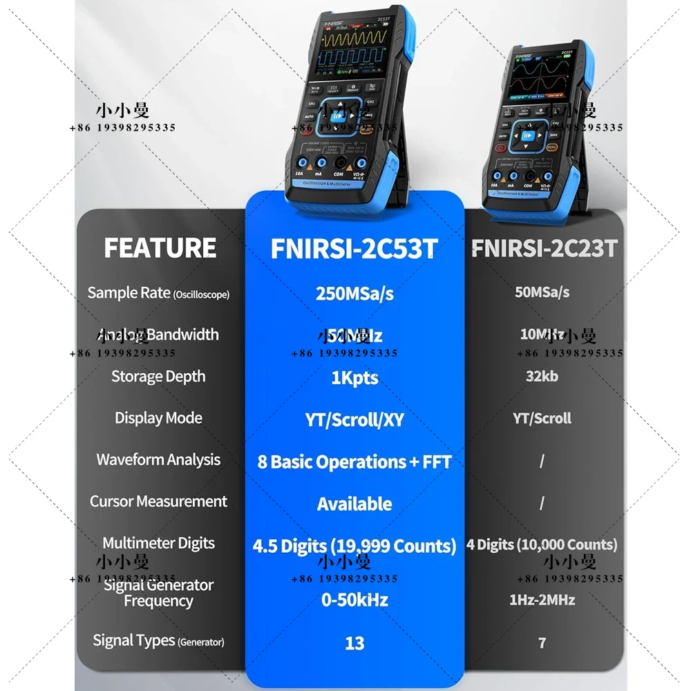 FNIRSI 2C53T – усовершенствова – обзор и цена Fnirsi Digital Oscilloscope Handheld