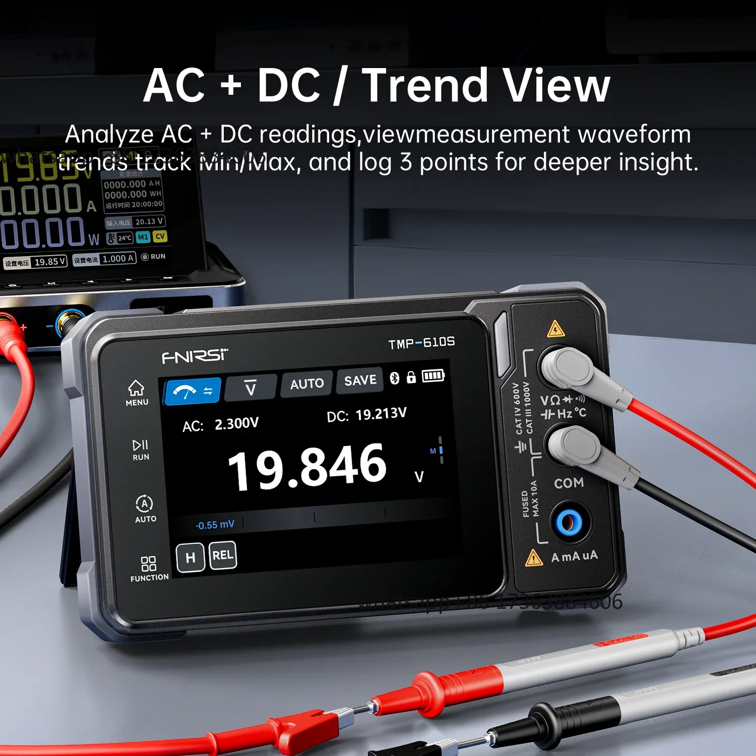 Цифровой мультиметр FNIRSI TMP – обзор и цена Fnirsi Digital Oscilloscope Handheld