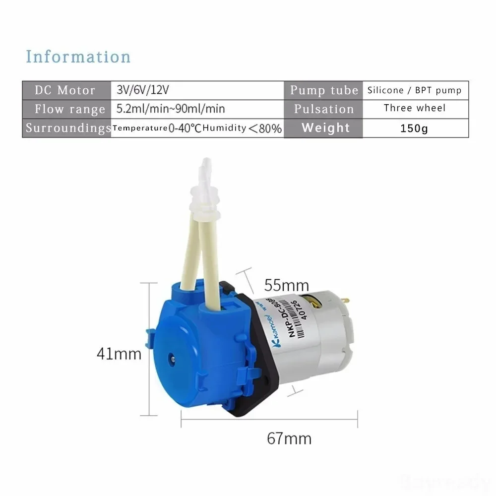 Дозирующий насос постоянного т – обзор и цена Mini Peristaltic Pump 12V