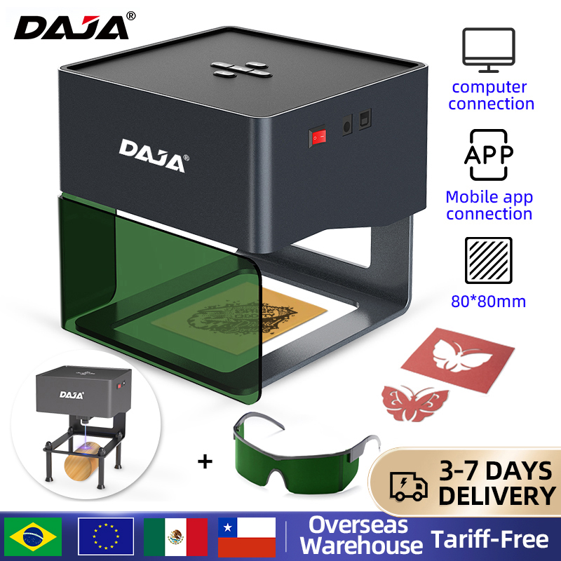DAJA DJ6 Мини Портативный Лазе – обзор и цена Fiber Laser Marking Machine 30W