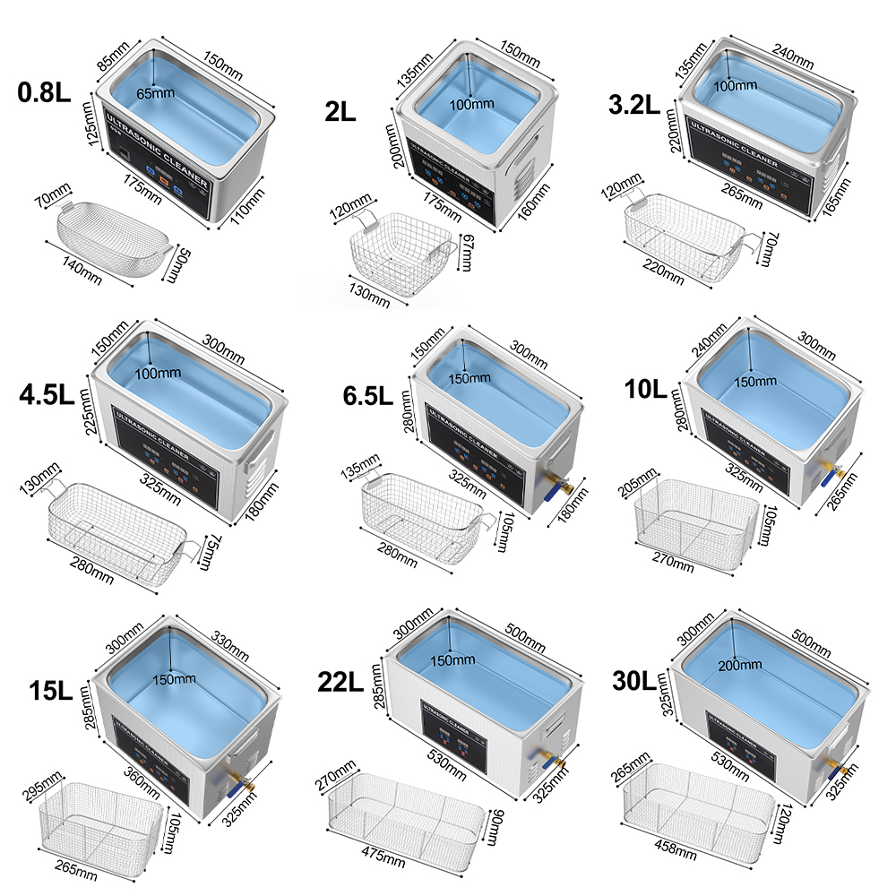 1л 3л 6л 10л 15л 30л Цифровая  – обзор и цена Ultrasonic Cleaner 30L Industrial