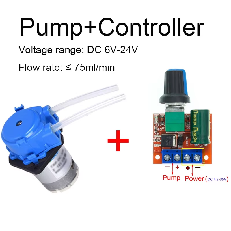Малый регулируемый перистальти – обзор и цена Mini Peristaltic Pump 12V